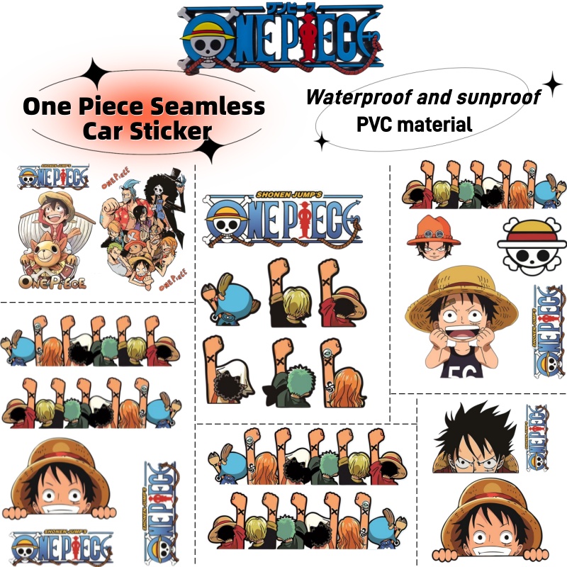 Car Accessories Japan - Naklejka na samochód elektryczny One Piece,