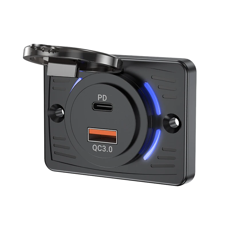 Car Accessories Thailand - 2-portowe gniazdo USB 12V do kampera