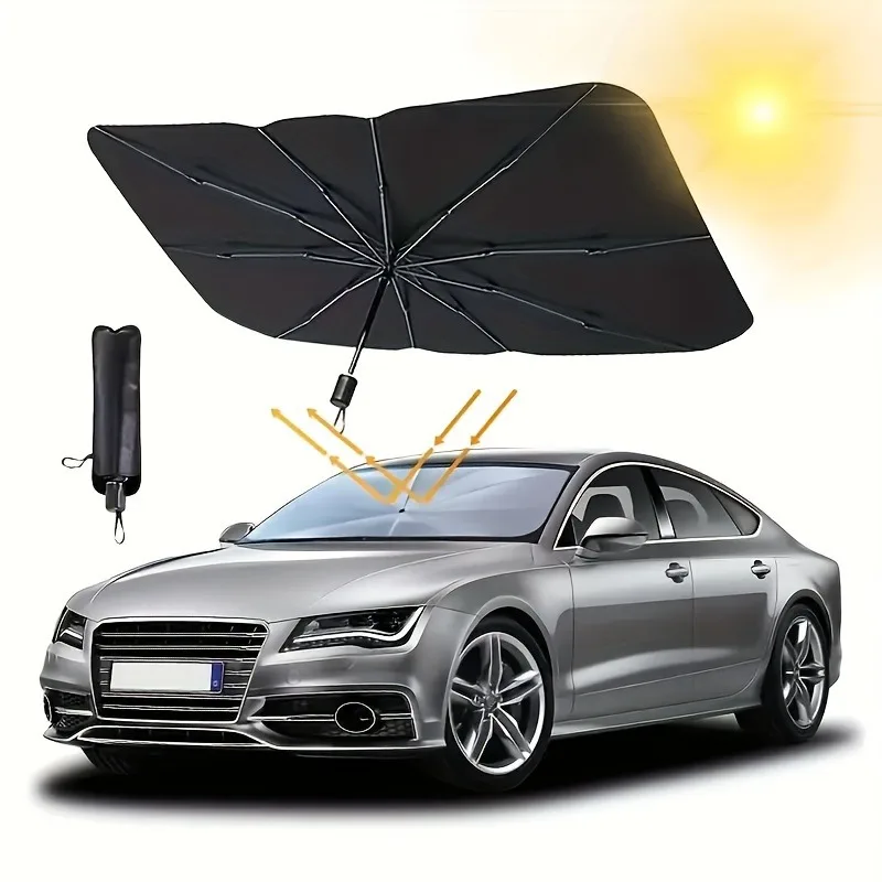 Windshield Sun Shade - Osłona przeciwsłoneczna do samochodu, parasolka, osłony