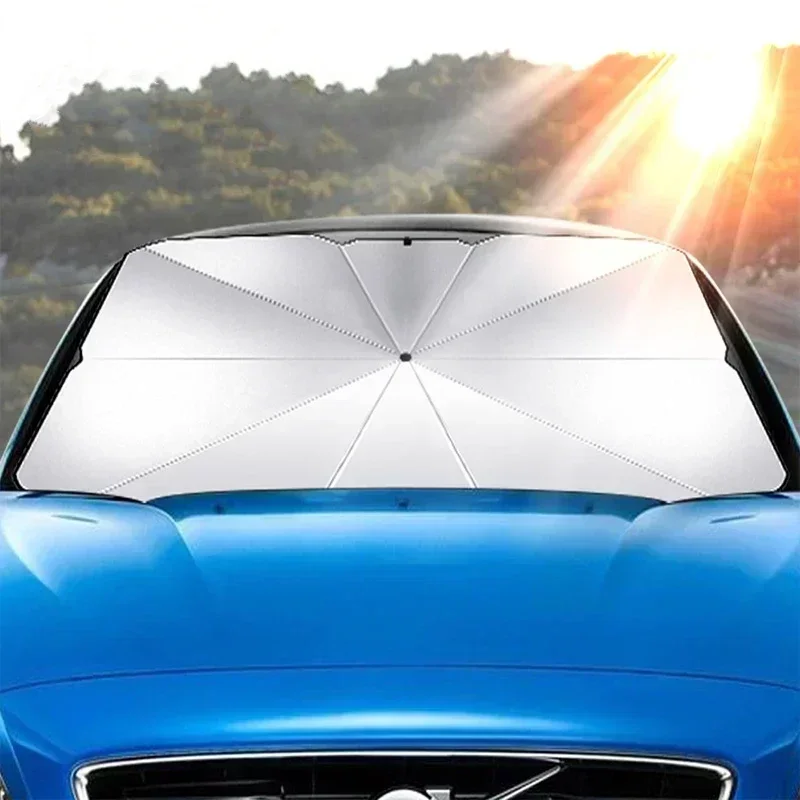 Windshield Sun Shade - Przenośna osłona przeciwsłoneczna do samochodu, montowana