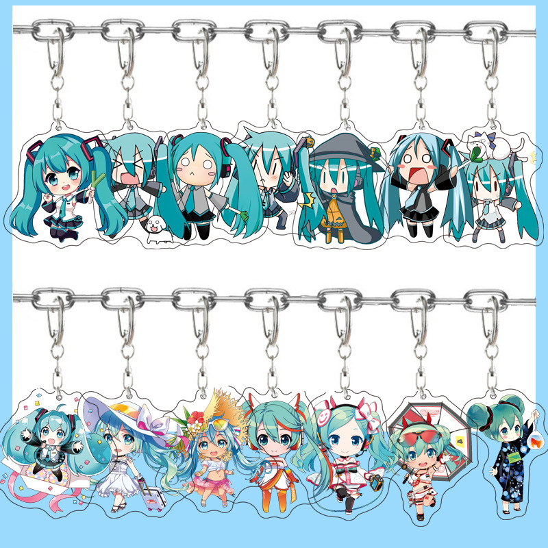 Car Accessories Japan - Figurka akrylowa Hatsune Miku Anime, uroczy
