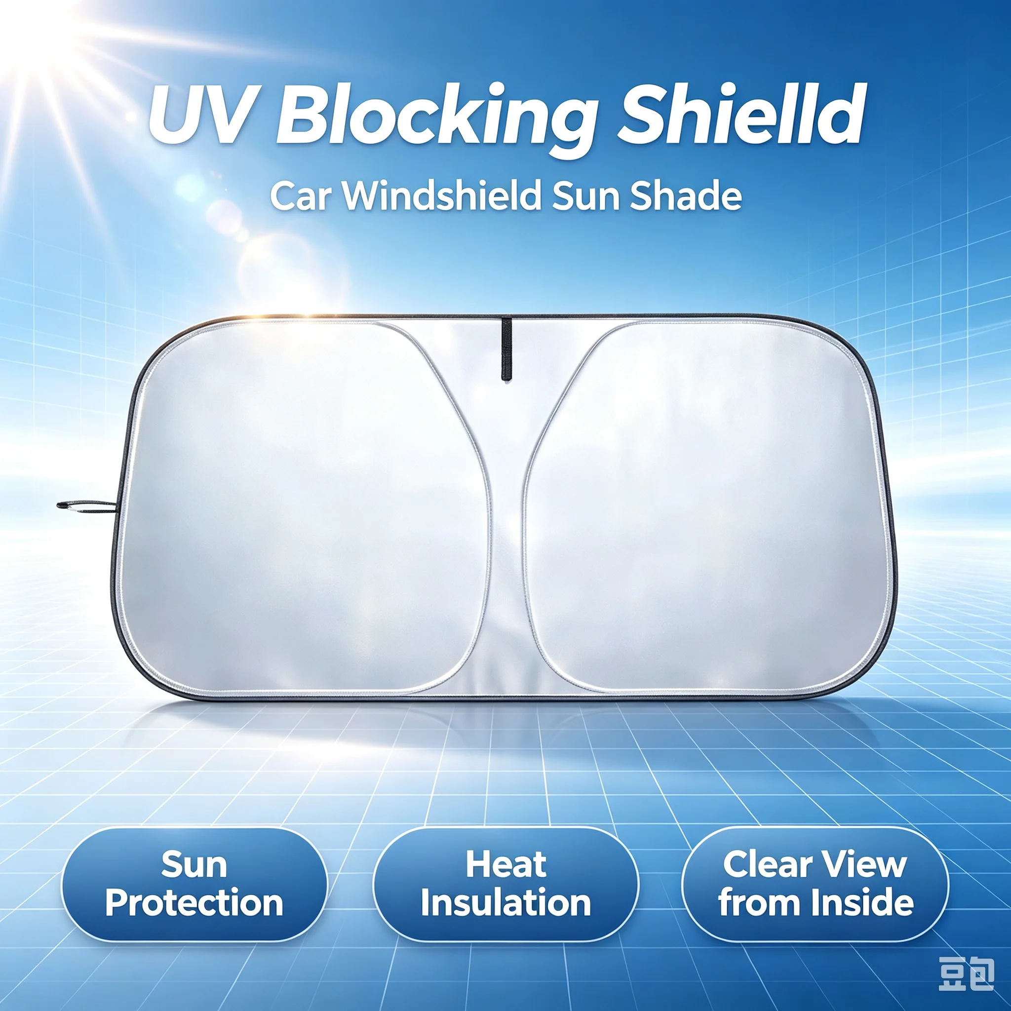 Windshield Sun Shade - Osłona przeciwsłoneczna na przednią szybę samochodu,