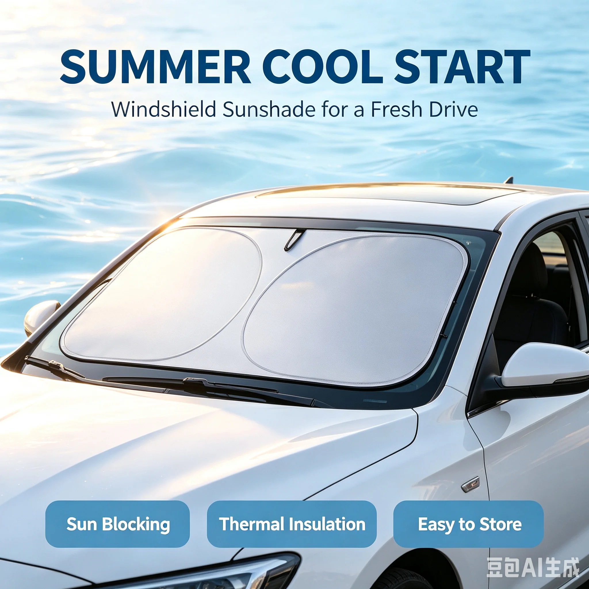 Osłona przeciwsłoneczna na prz – Windshield Sun Shade recenzja i cena