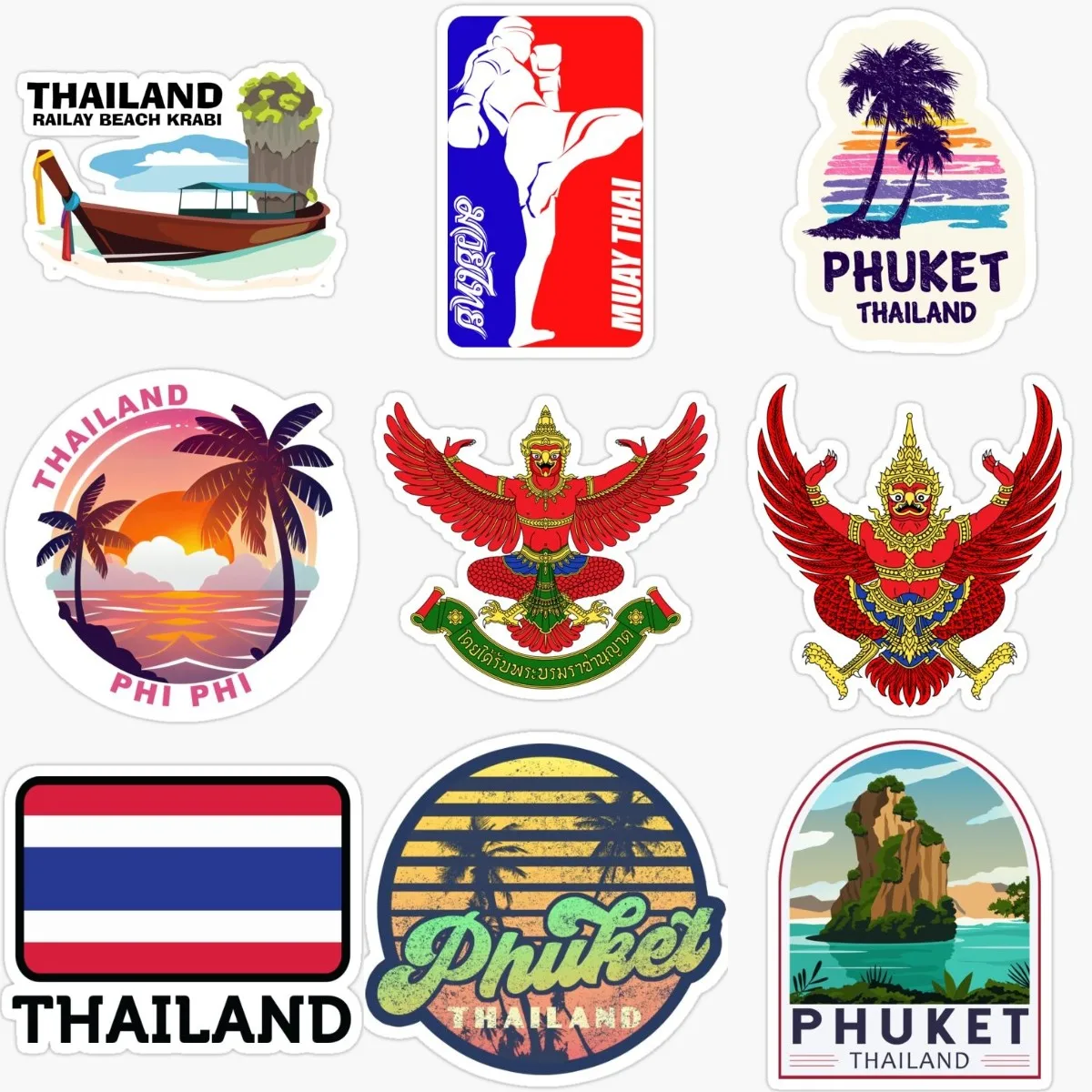 Naklejka z flagą Tajlandii, kr – Car Accessories Thailand recenzja i cena