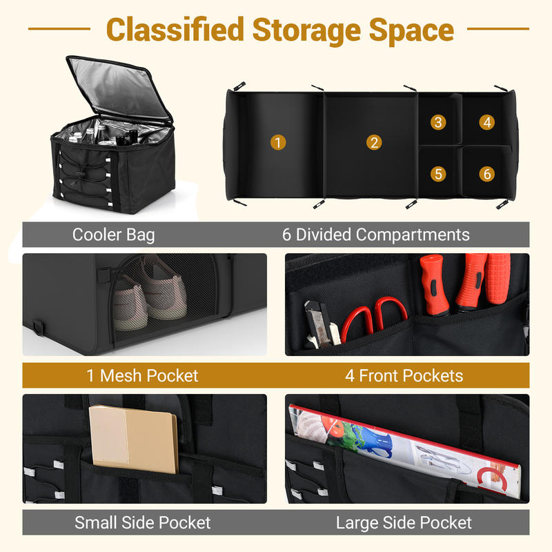 Organizer do bagażnika samocho – Car Trunk Organizer recenzja i cena