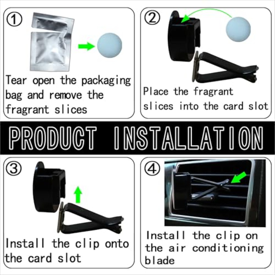 2 szt. Klips zapachowy do samo – Car Air Freshener Vent recenzja i cena