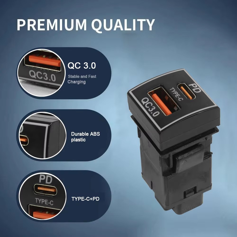 Kebidumei 12V-24V PD QC3.0 Pod – Car Accessories Thailand recenzja i cena
