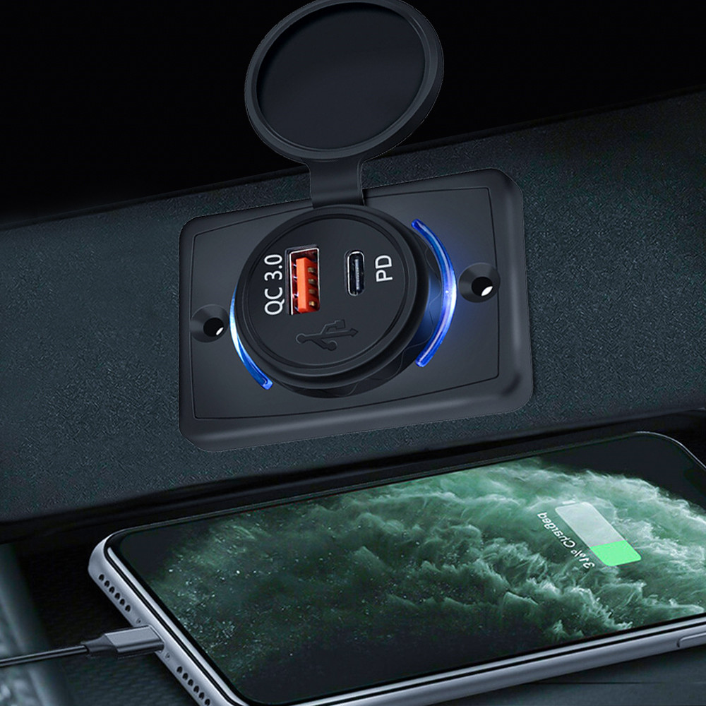 PD QC 3.0 Podwójna ładowarka U – Car Accessories Thailand recenzja i cena