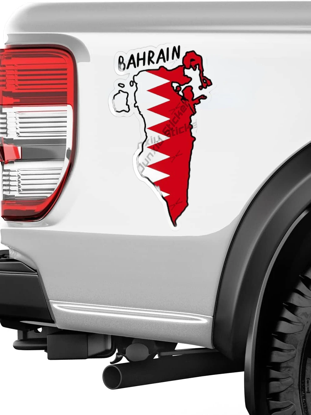 Bahrajin z flagą Naklejka winy – Car Accessories Bahrain recenzja i cena