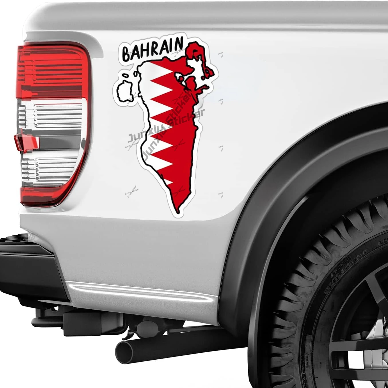 Bahrajin z flagą Naklejka winy – Car Accessories Bahrain recenzja i cena