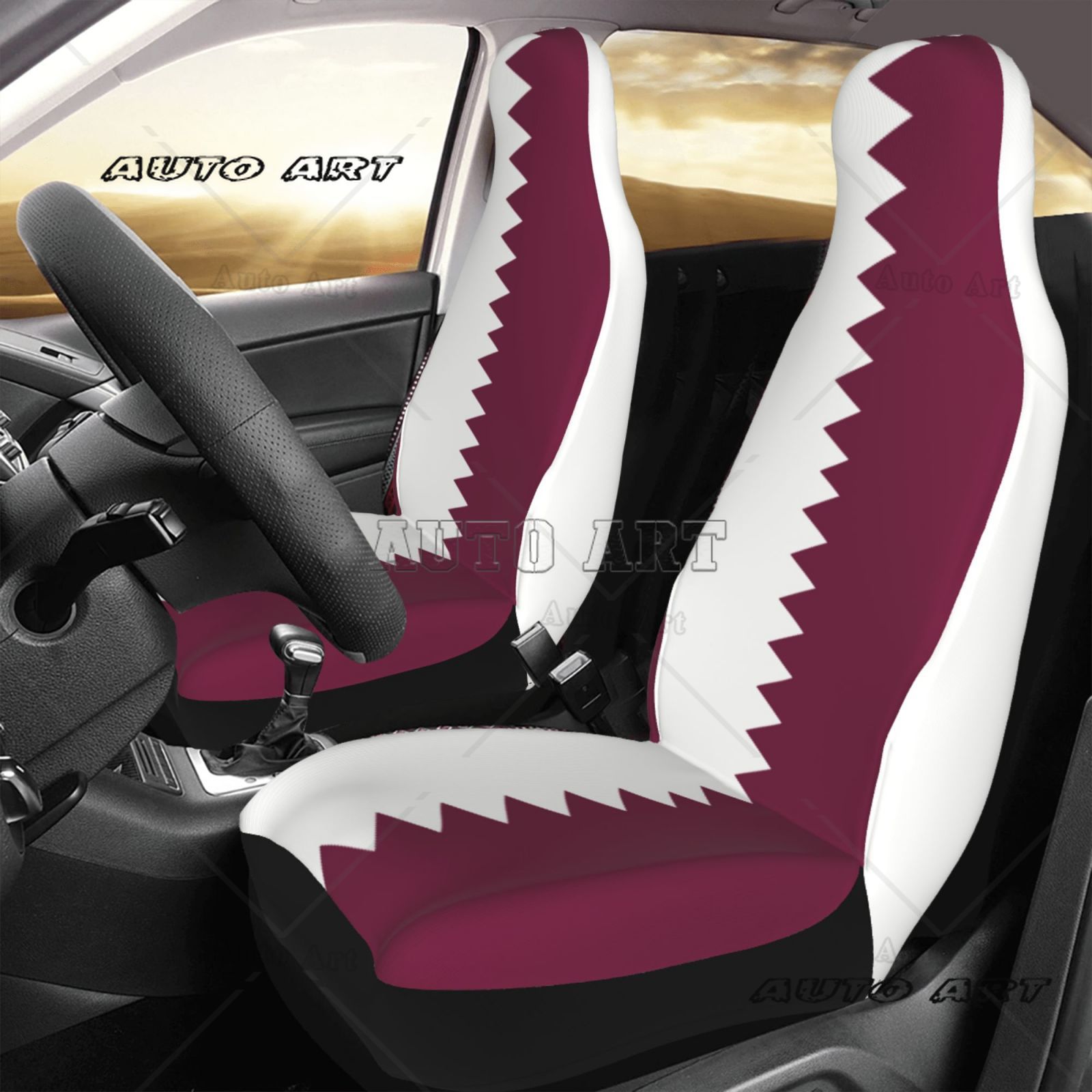 Zestaw pokrowców na siedzenia  – Car Accessories Qatar recenzja i cena