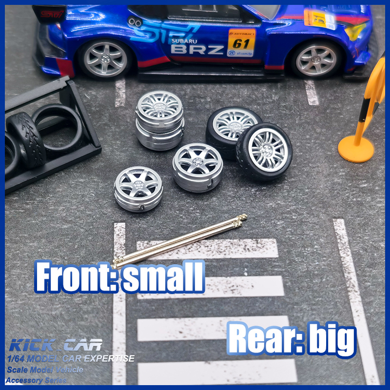 Koła do modeli samochodów 1/64 – Car Accessories Toy recenzja i cena