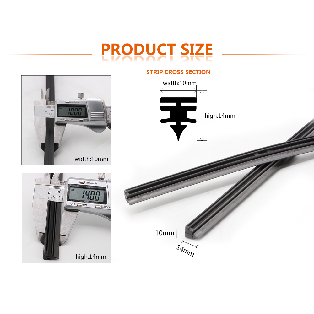 KOSOO 1PCS Wkładka wycieraczki – Car Accessories Tape recenzja i cena